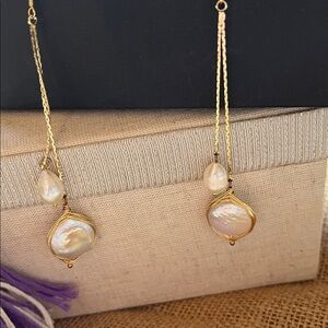 Elegant Pearl Drop Earrings